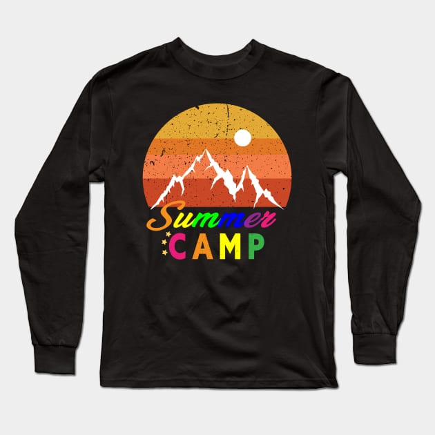 SUMMER CAMP Long Sleeve T-Shirt by Lord Sama 89